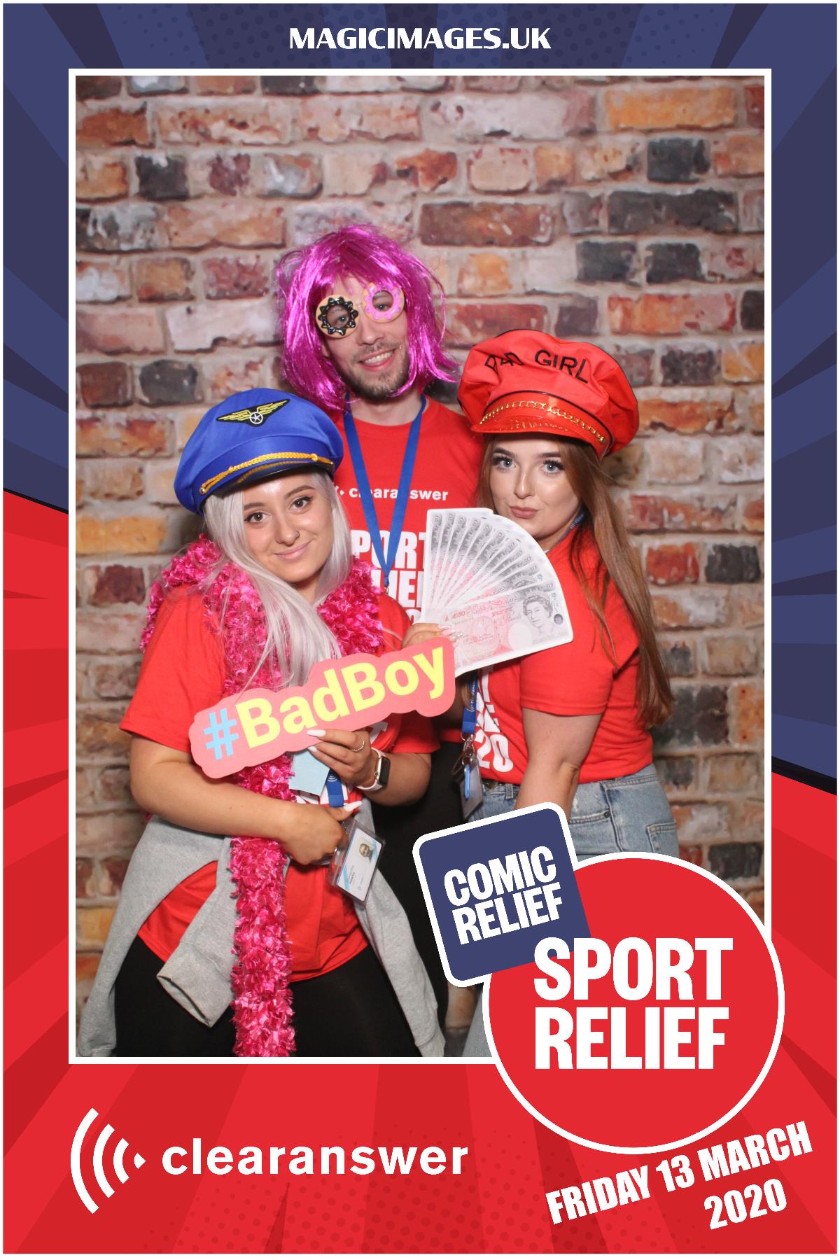 Clear Answer Sport Relief | View more photos from the event at gallery.magicimages.uk/u/MagicImages/Clear-Answer-Sport-Relief